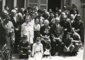 Alcuni membri della Chiesa Cristiana Evangelica primi anni '60